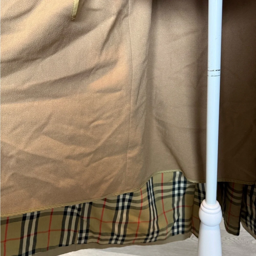 Burberry Khaki Double-Breasted Trench Coat - Picture 4 of 6